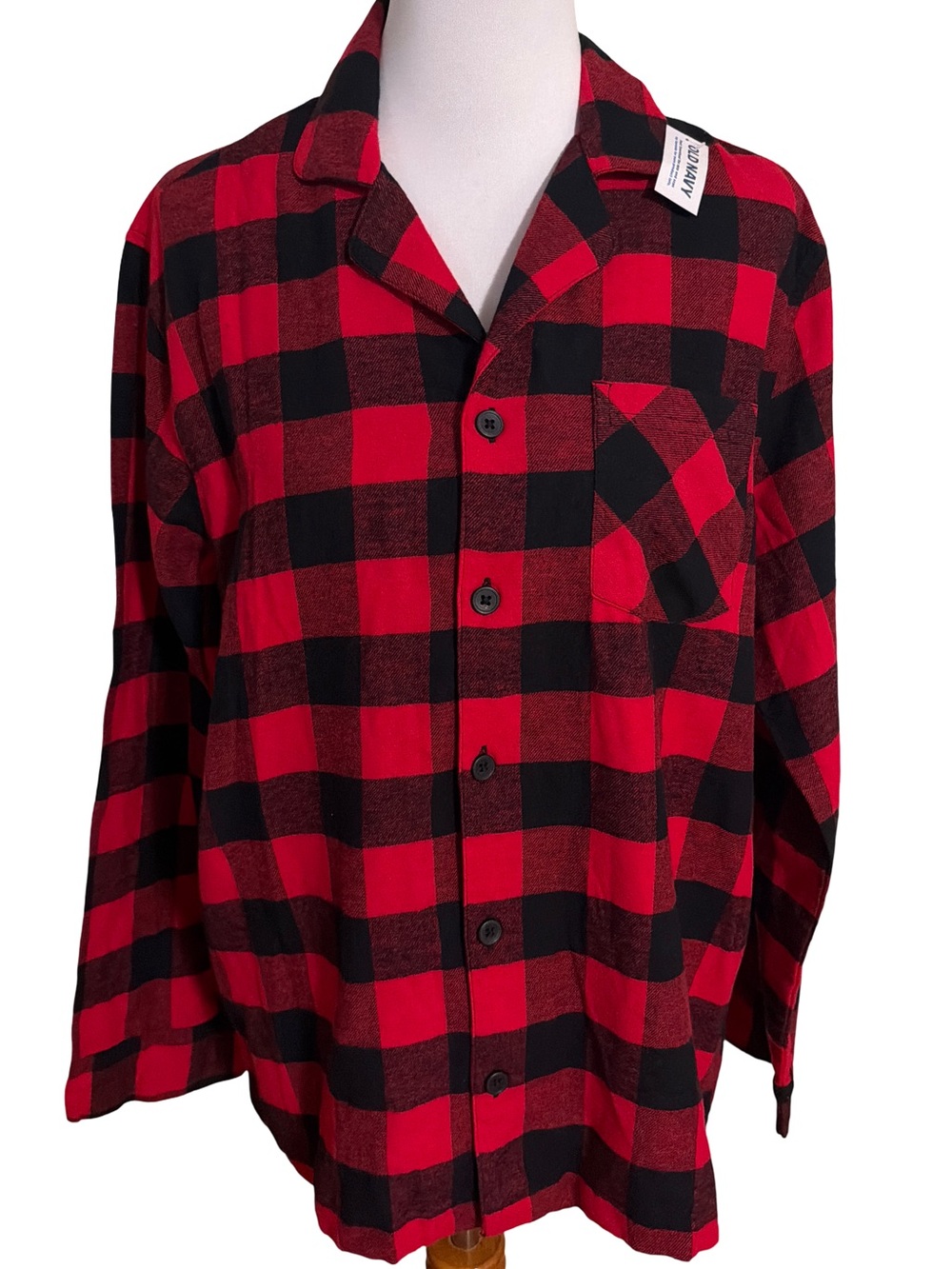 Old Navy Red Black Buffalo Plaid Button Down Shirt